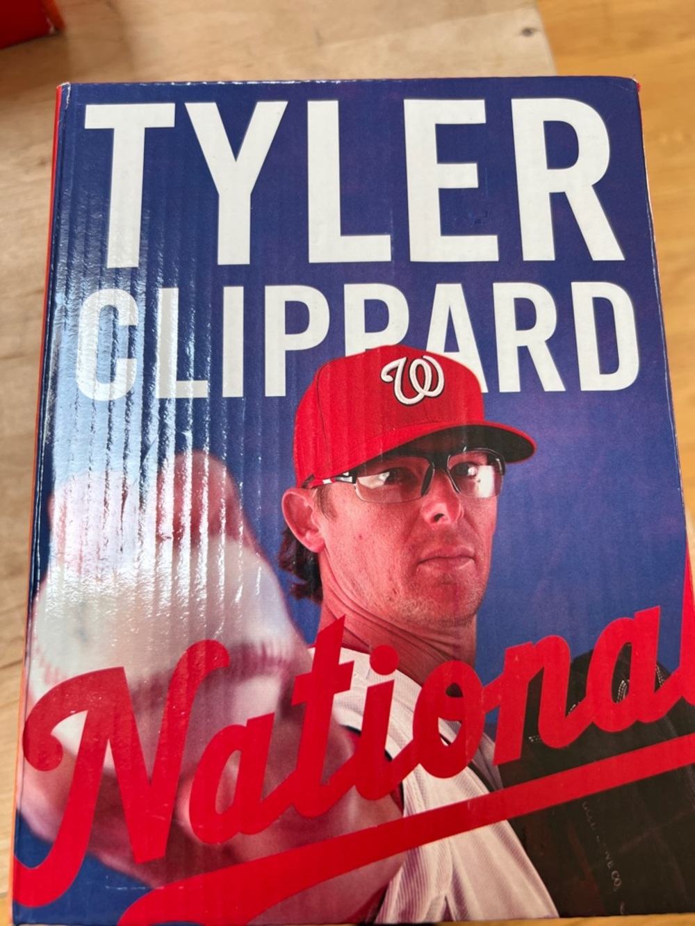 Tyler Clippard National Decorative Wall Art - Red & Blue